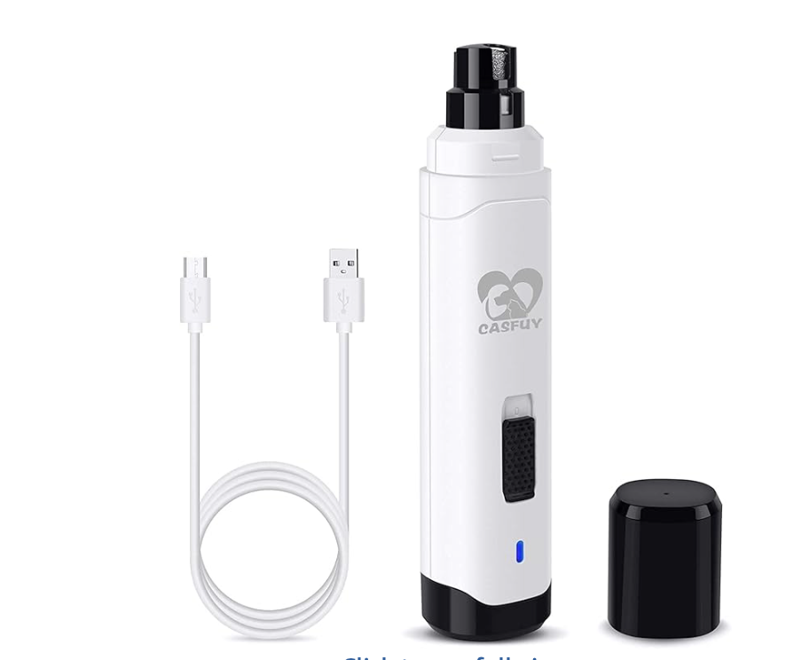 Casfuy Dog & Cat Nail Grinder