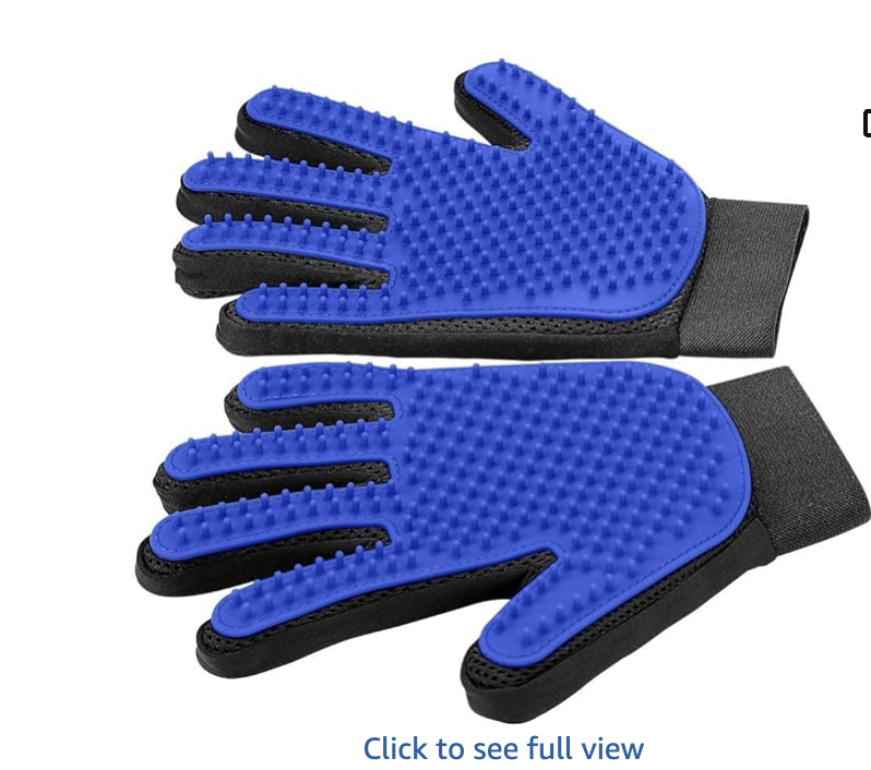 Pet Grooming De-Shedding Gloves (Upgraded Version)