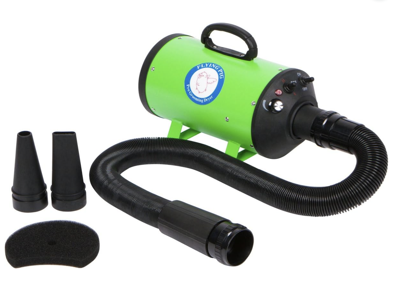 Flying Pig Flying One 4.0 HP High-Velocity Grooming Force Dryer with Heater