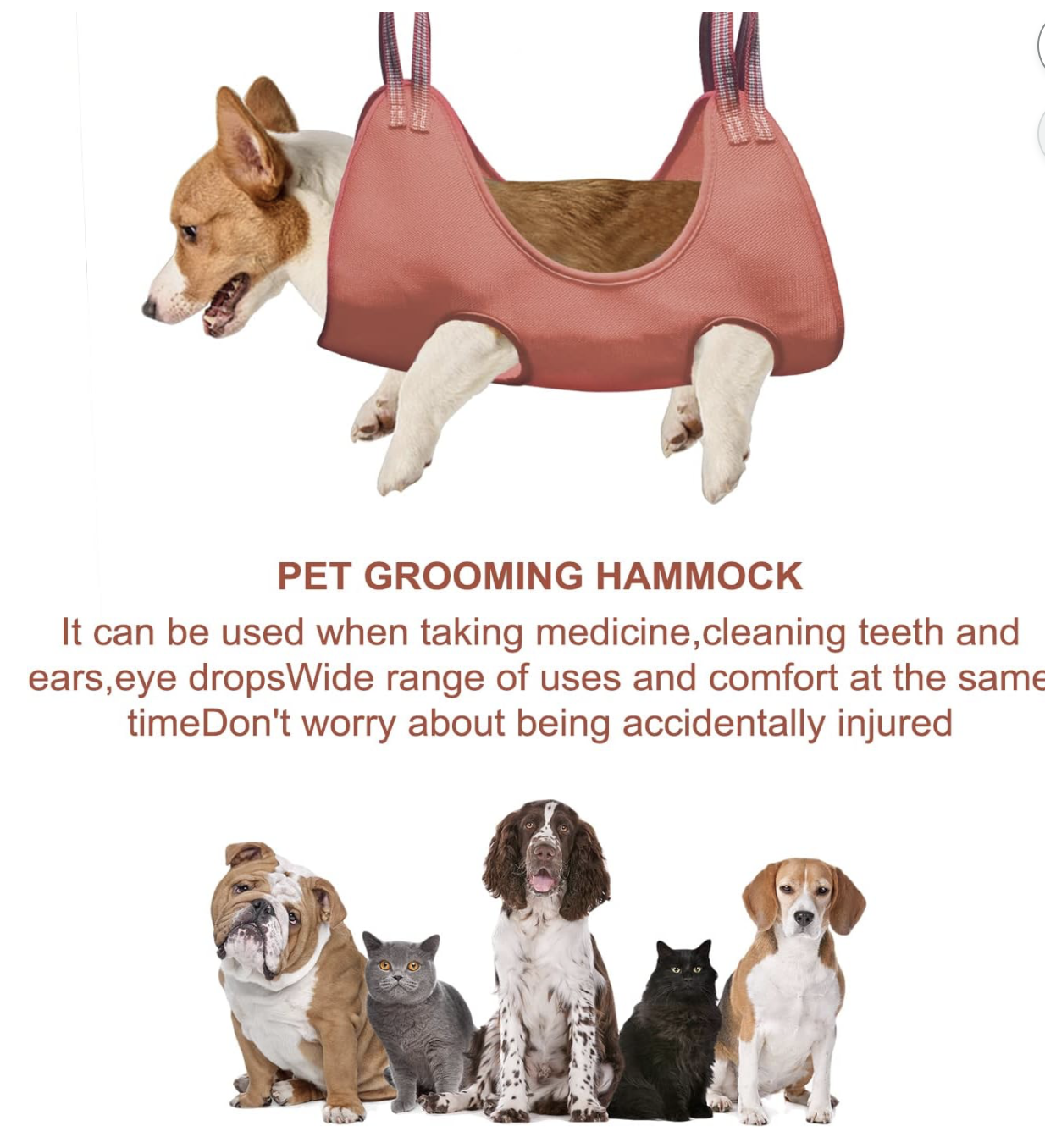 WOOPSOO Cat Grooming Hammock