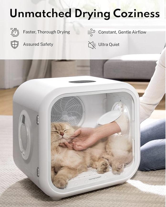 HomeRunPet Temperature-Controlled Pet Drying Box