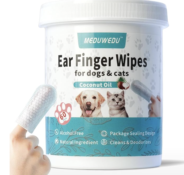 MEDUWEDU Ear Finger Wipes (Coconut Oil)