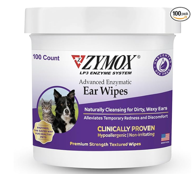 Zymox Advanced Enzymatic Ear Wipes